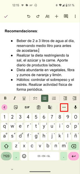 Así puedes editar texto fácilmente con el teclado de tu móvil