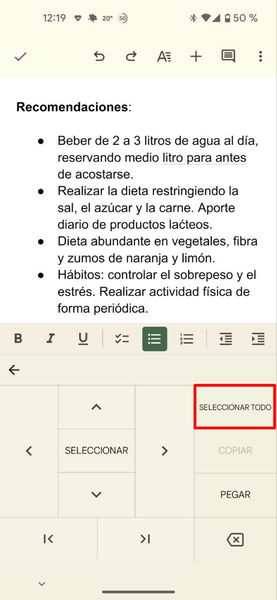 Así puedes editar texto fácilmente con el teclado de tu móvil