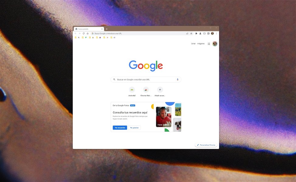 Google Chrome ahora muestra tus mejores imágenes de Google Fotos en cada pestaña nueva