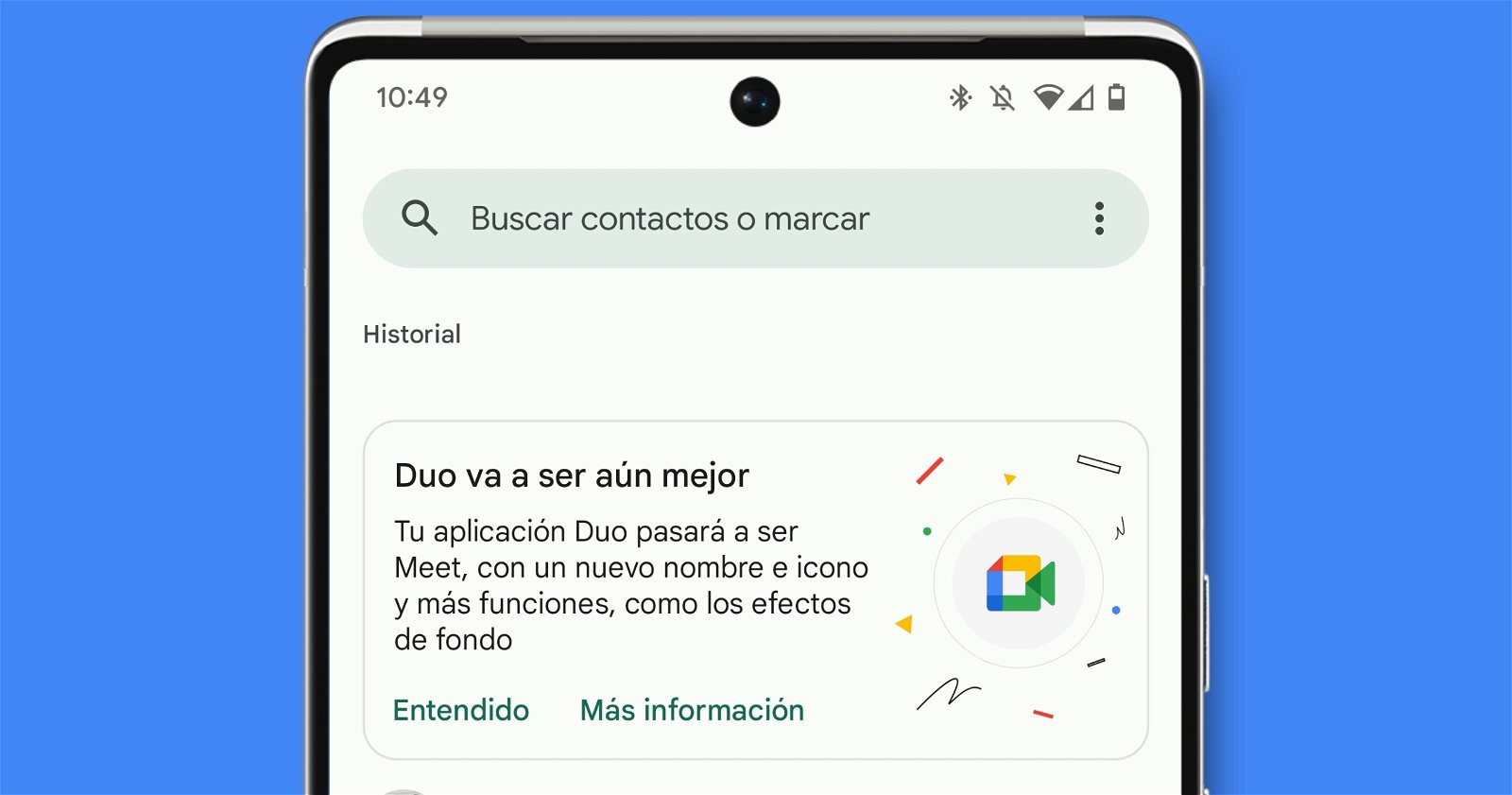 Google Duo, aviso de cierre