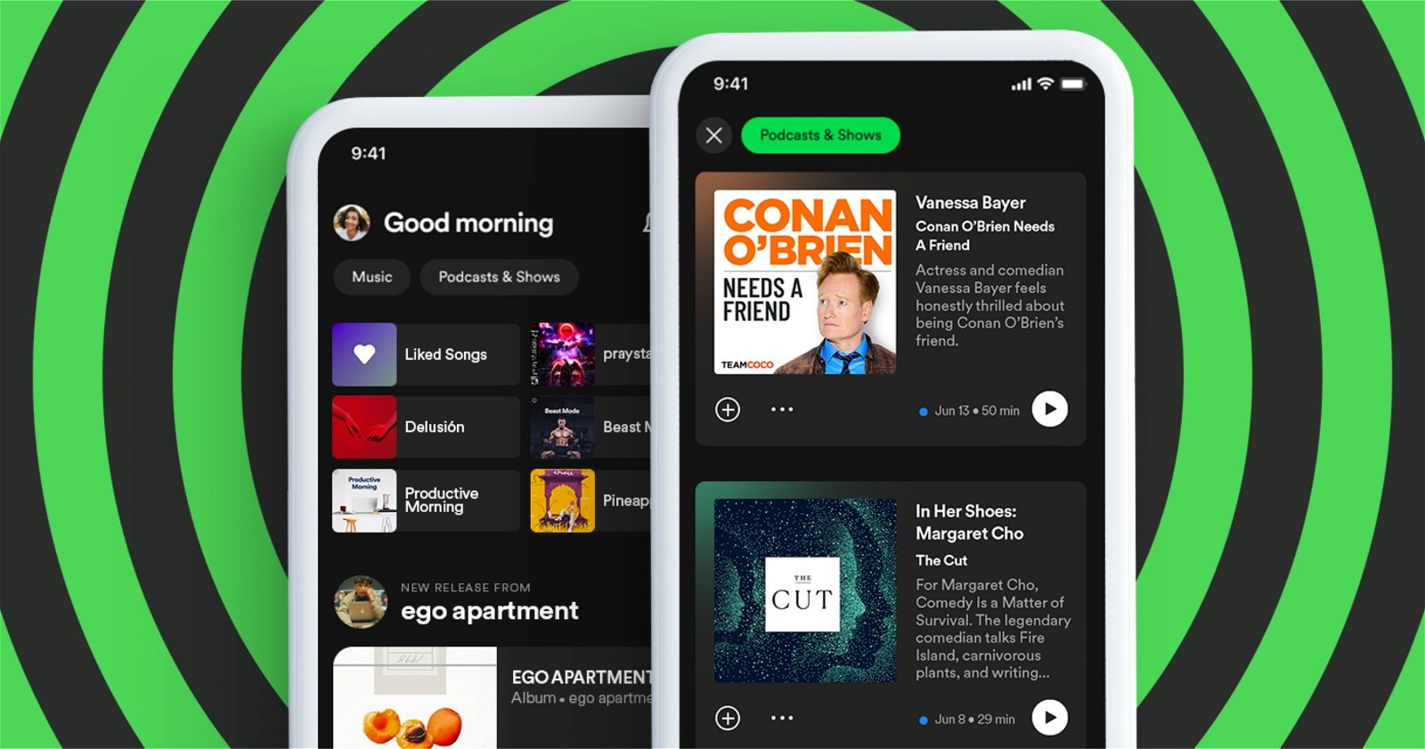 Nueva pantalla de inicio de Spotify para Android