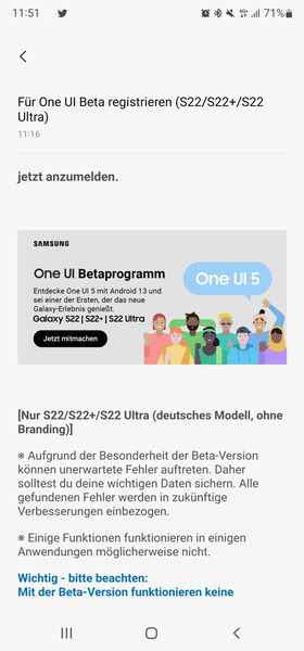 La beta de One UI 5 basada en Android 13 llega a los Samsung Galaxy S22