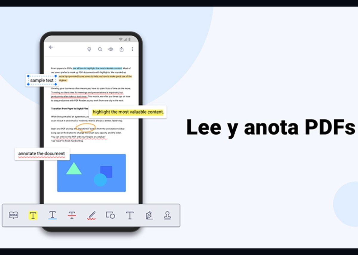 PDF Reader: lee y anota PDF