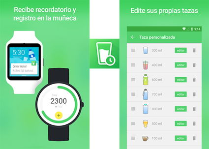 No te olvides de beber agua - Recibe recordatorios para beber agua