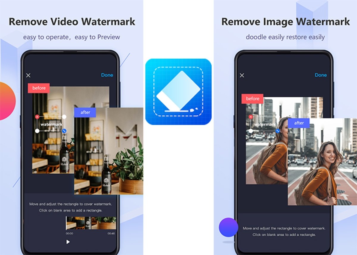 Video Eraser: una app perfecta para eliminar y agregar a los vídeos marca de agua