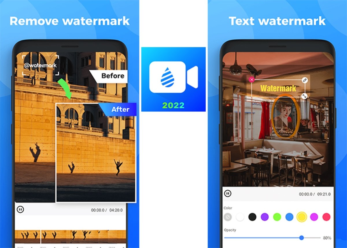 Watermark remover: un editor de vídeo que funciona para quitar las marcas de agua