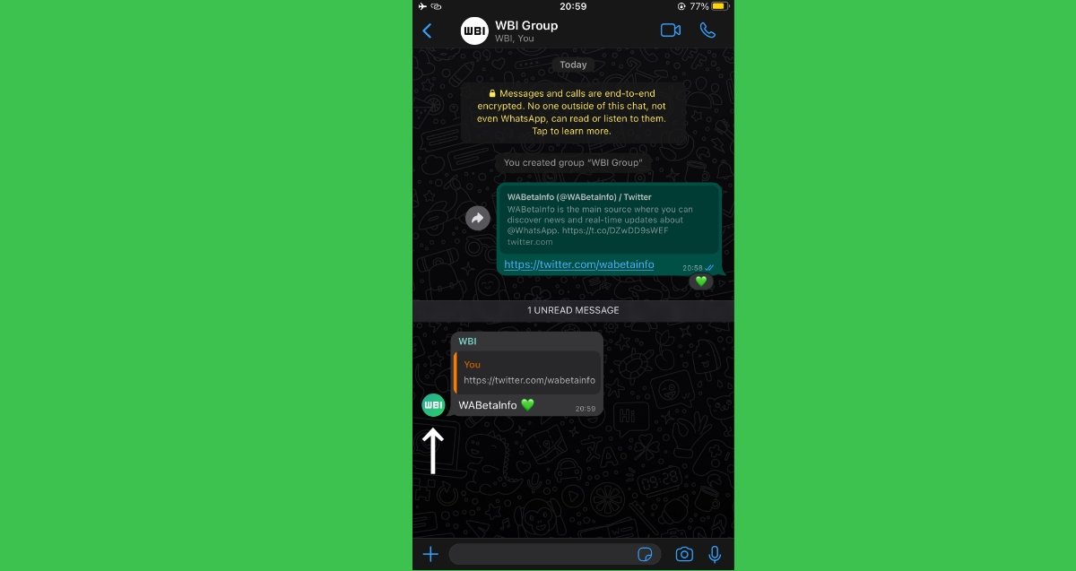 WhatsApp diseño chats grupales