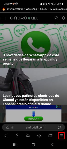 Los mejores trucos del navegador de tu móvil Samsung