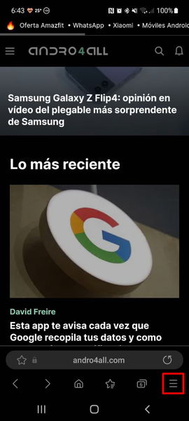 Los mejores trucos del navegador de tu móvil Samsung