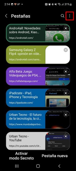 Los mejores trucos del navegador de tu móvil Samsung