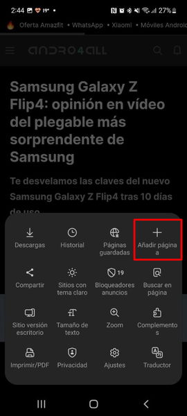 Los mejores trucos del navegador de tu móvil Samsung