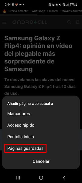 Los mejores trucos del navegador de tu móvil Samsung