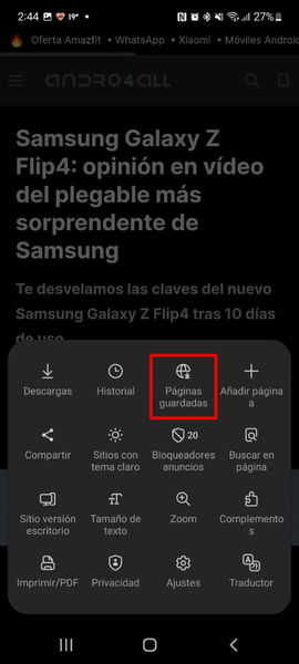 Los mejores trucos del navegador de tu móvil Samsung