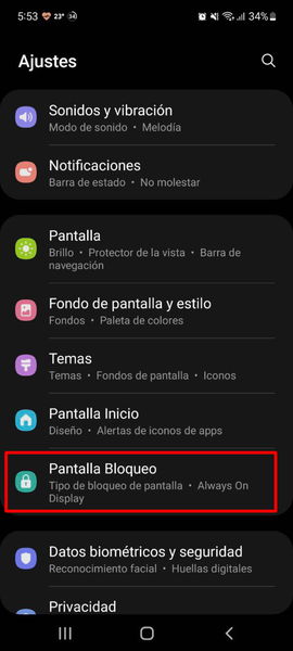 Cómo activar el "modo de bloqueo" de tu móvil Samsung