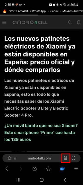 Los mejores trucos del navegador de tu móvil Samsung