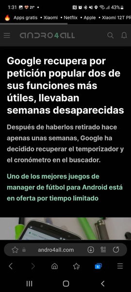 Los mejores trucos del navegador de tu móvil Samsung