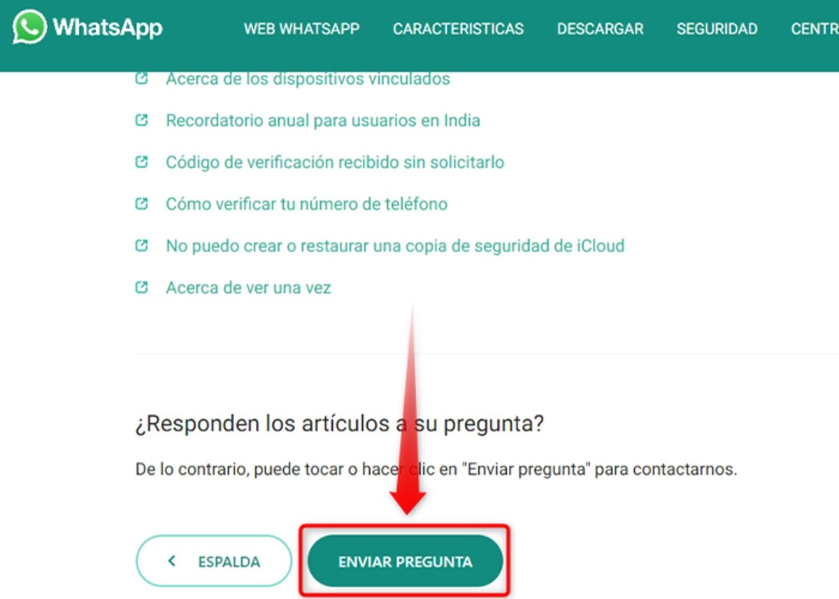 3-Contacta con WhatsApp a traves de la pagina web