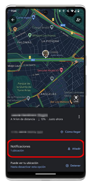 Así puedes hacer que Google Maps te avise cuando un amigo o familiar llegue o se vaya de un sitio