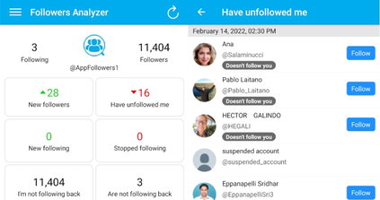 Twitter: how to know who does not follow you or has stopped following you