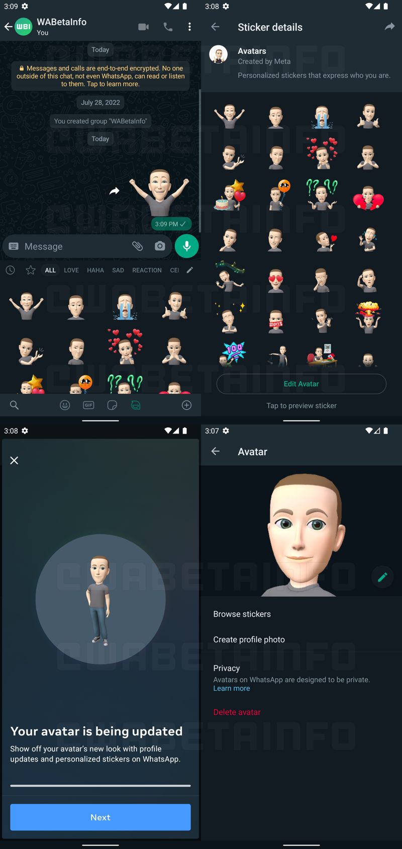 Whatsapp Prepara La Llegada De Los Avatares Podrás Usar A Tu Yo Virtual Para Crear Stickers 3238