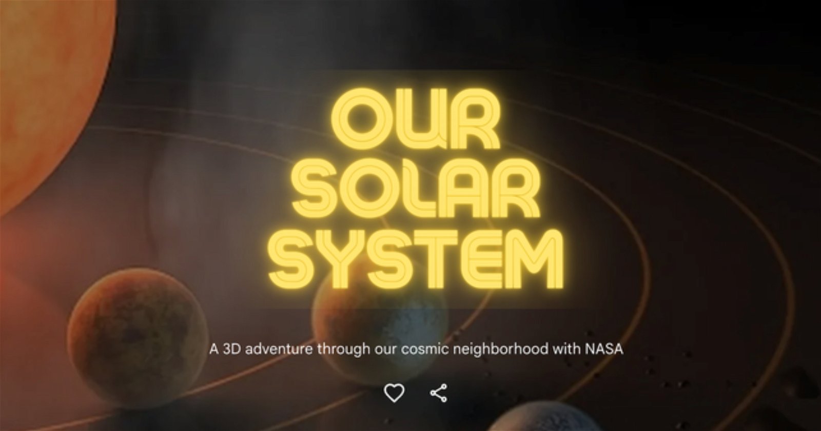 Exploración del sistema solar con Google