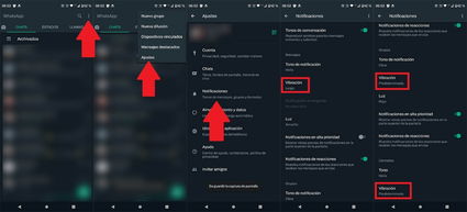 Cambiar las vibraciones de WhatsApp en Android