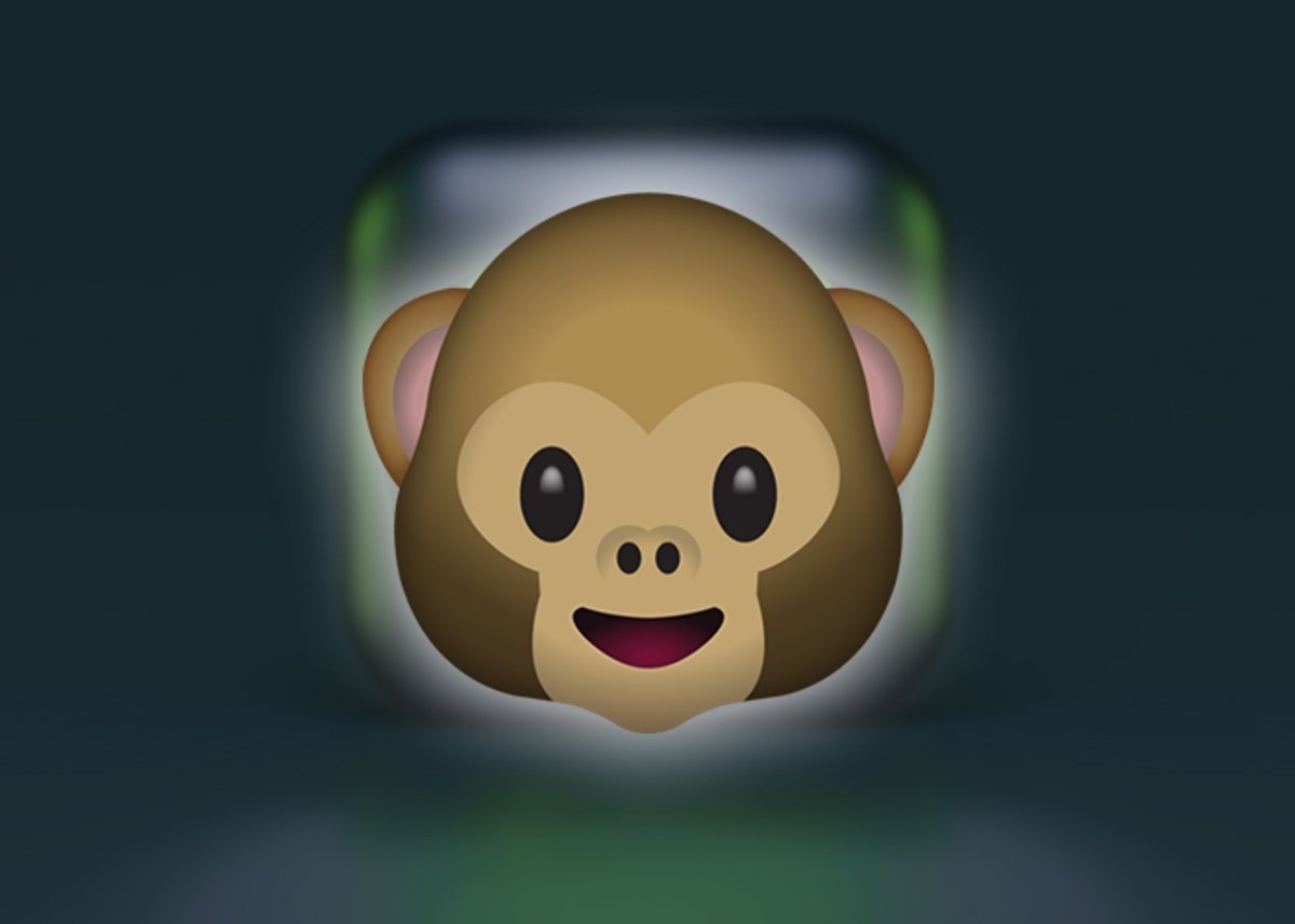 Emoji de cabeza de mono
