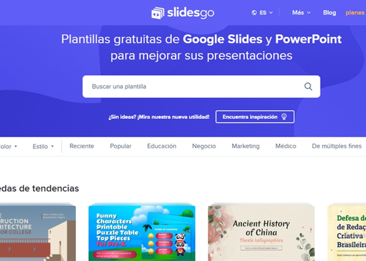 Mejora tus presentaciones con plantillas de SlidesGo