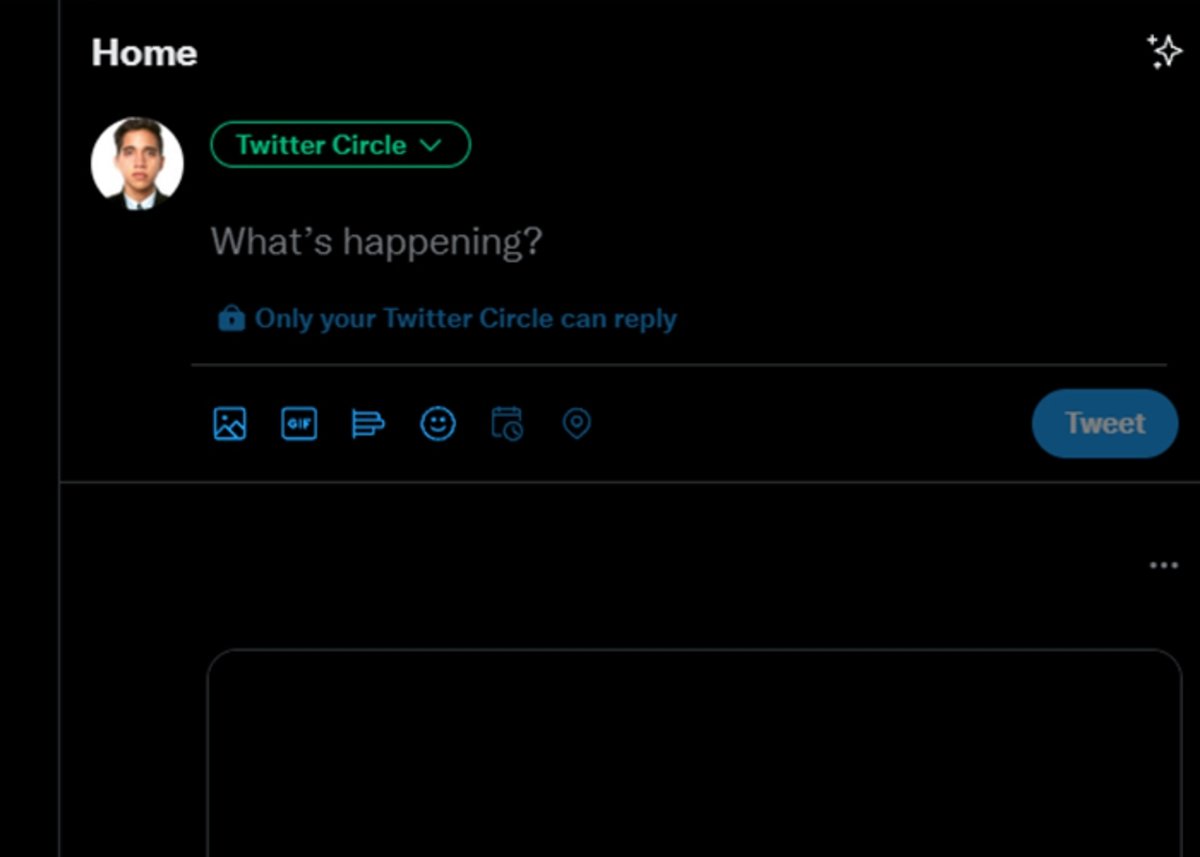 Twitter no notifica las capturas de pantalla en los círculos