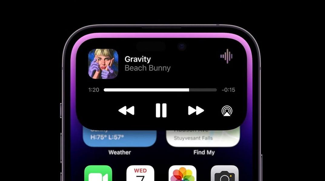 Apple (sí, Apple) reinventa el agujero en pantalla con una funcionalidad única