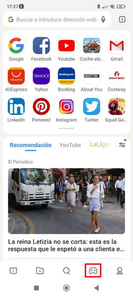 El navegador de Xiaomi esconde una función secreta para jugar en tu móvil