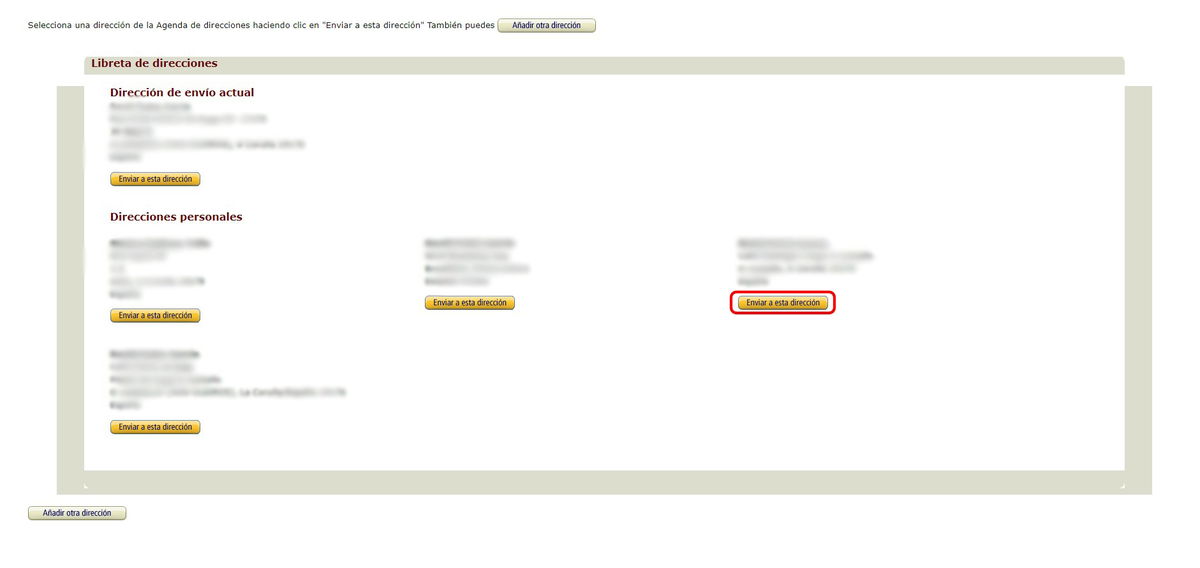 Cómo cambiar la dirección de envío de un pedido de Amazon
