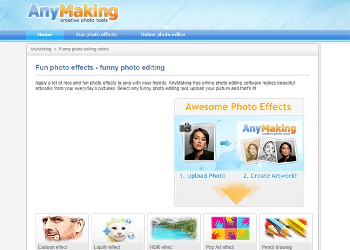 AnyMaking: la web perfecta para convertir tus fotos en hermosos dibujos