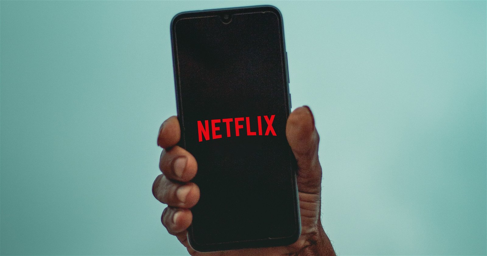 App de Netflix en un smartphone Android.