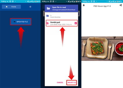 Cómo abrir un archivo PSD en Android