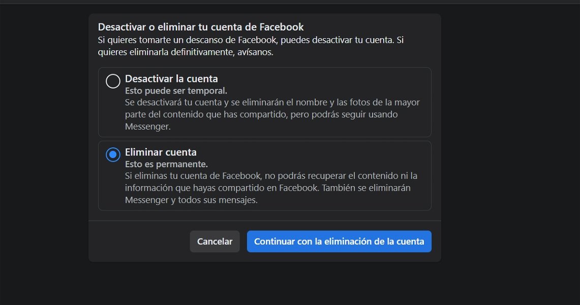 Cómo borrar Facebook: elimina la app y todos tus datos personales