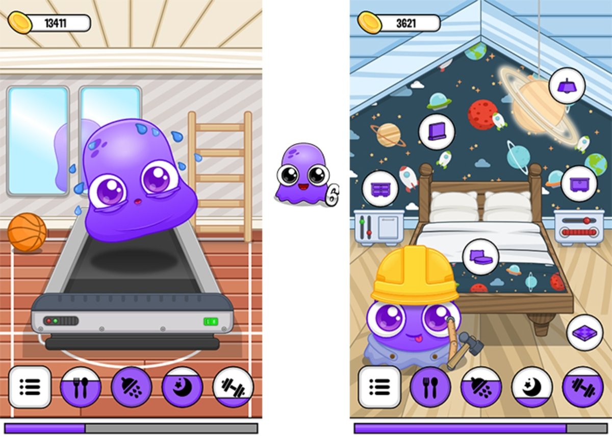 Moy 6 the Virtual Pet Game: mascota tierna y singular