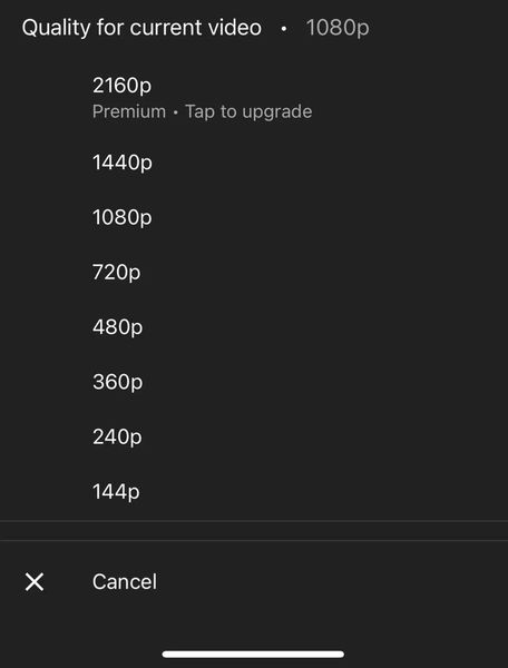 YouTube quiere cobrarte por ver vídeos en 4K