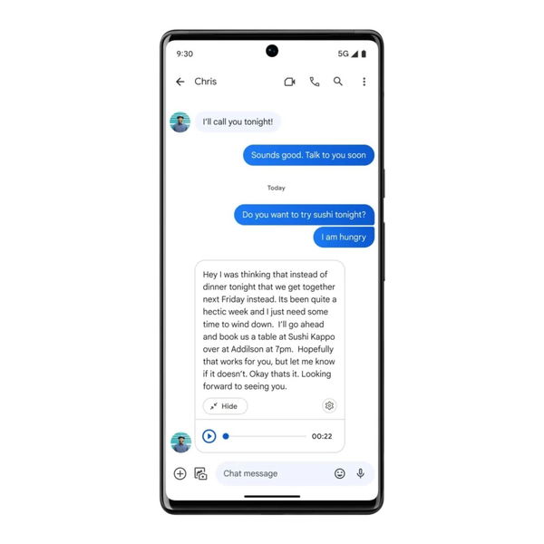 El "WhatsApp de Google" mejora con nuevo icono, transcripción de notas de voz y más novedades