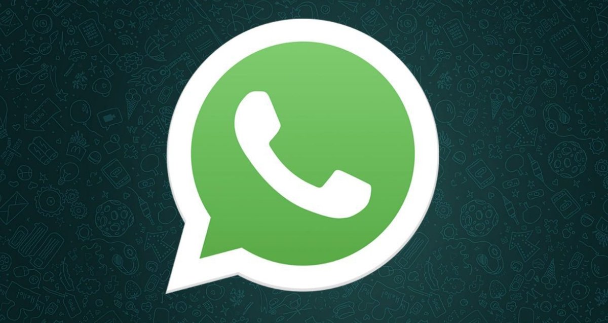 El icono de la aplicación WhatsApp se encuentra sobre un fondo verde oscuro.