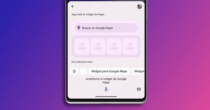 Widget de Google Maps a través del Asistente de Google
