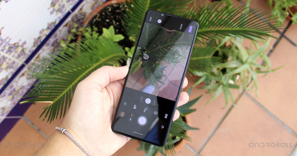 App de cámara en el Sony Xperia 5 IV