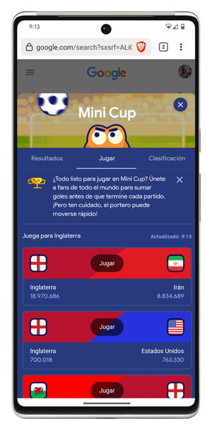 El buscador de Google esconde un divertido minijuego de fútbol multijugador: así puedes jugarlo