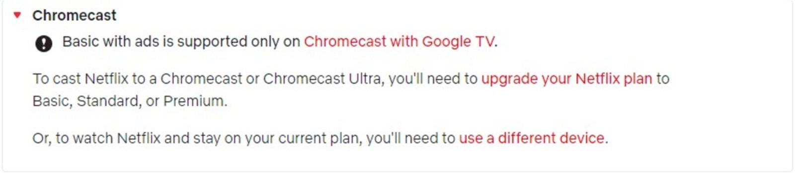 Netflix anuncios Chromecast