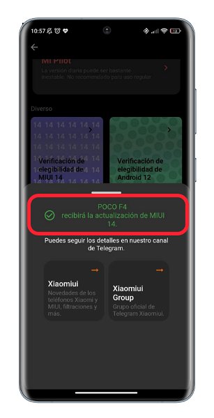 Cómo saber si tu Xiaomi, Redmi o POCO actualizará a MIUI 14