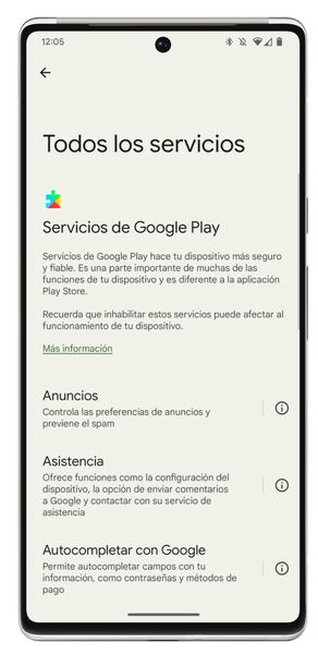 Servicios de Google Play - Aplicaciones en Google Play