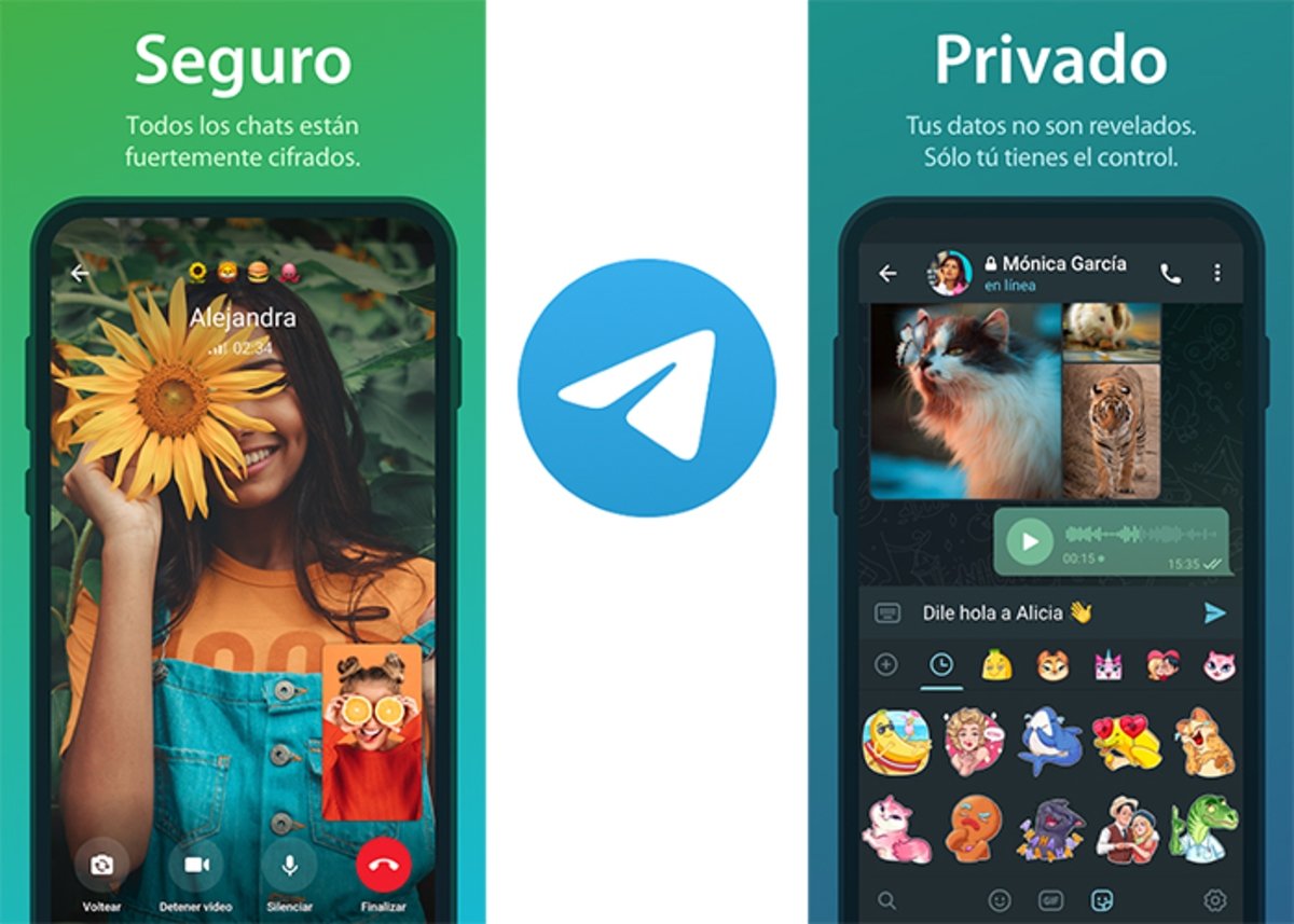 Telegram: comunicación privada y segura