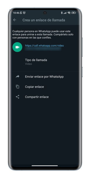 Cómo crear y compartir enlaces de llamadas de WhatsApp