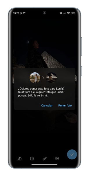 Telegram añade una de las mejores funciones a la app: puedes elegir la foto de perfil de tus contactos