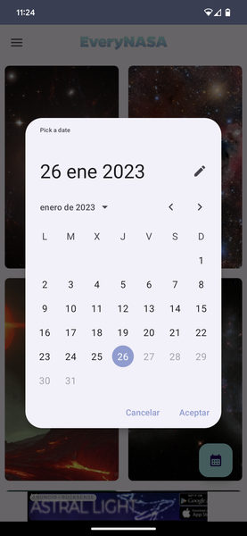 EveryNASA, la app para tener las mejores fotos del espacio como fondo de pantalla